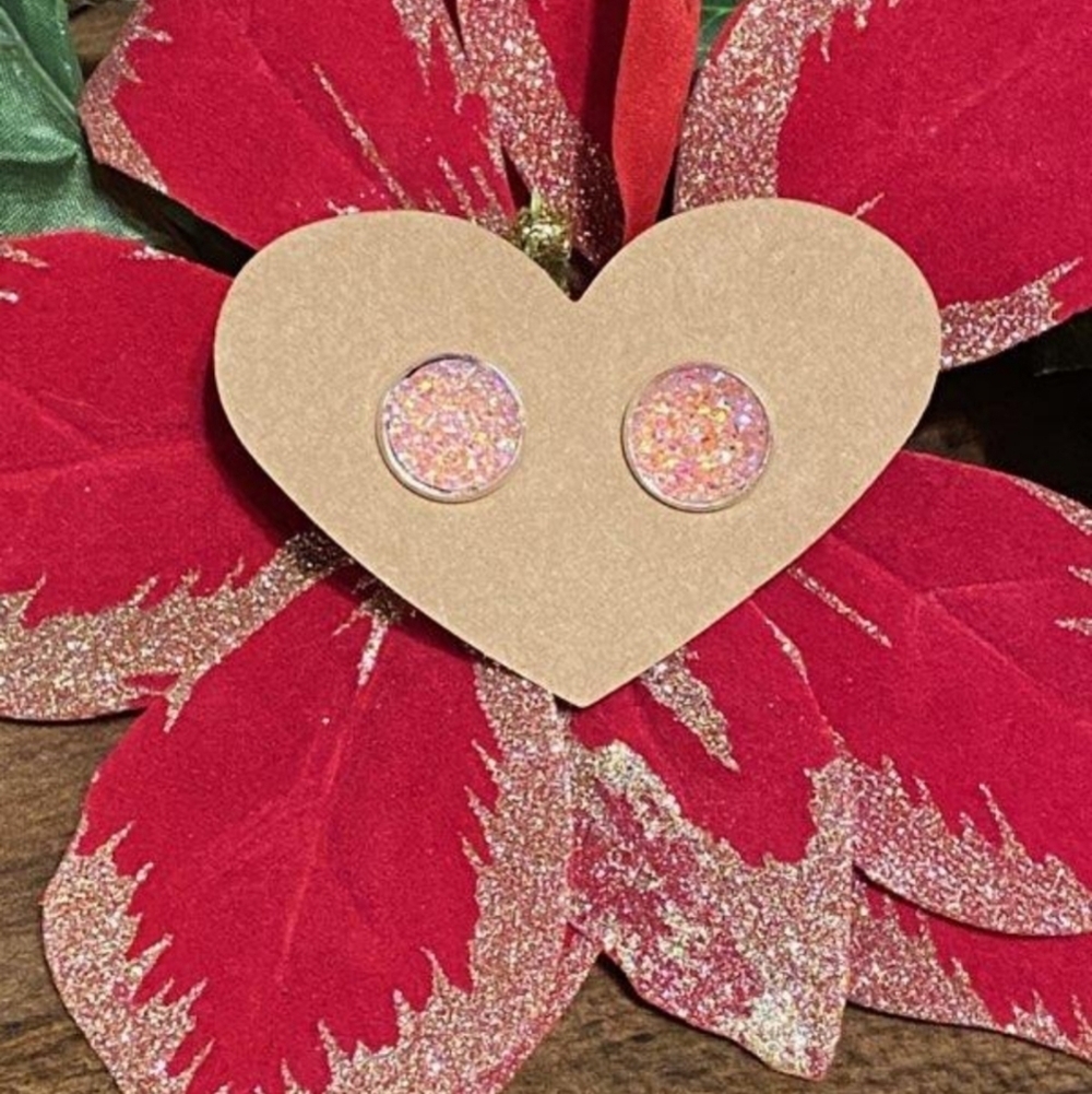Druzy Stud Earrings